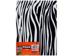 Zebra Print Foam Craft Sheet | bulk buys
