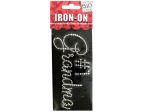Rhinestone Iron-On #1 Grandma