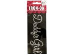 Daddy Girl Rhinestone Iron-On Transfer | bulk buys