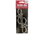 Butterfly Swirls Rhinestone Iron-On Transfer | bulk buys