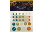 Baby Safari Boy Craft Button Stickers | bulk buys