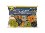 Epoxy Chipboard Craft Buttons | bulk buys