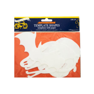 Frightful Collection Halloween Template Shapes with Paper | bulk buys