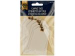 Canvas Craft Tags with Strings | bulk buys