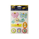 Easter Joy Dimensional Stickers with Glitter Accents | bulk buys