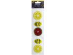 Fruit and Bees Layered Felt Ribbon Sliders | bulk buys