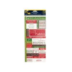 Christmas Cheer Cardstock Stickers | bulk buys