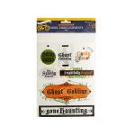 Halloween Fabric Embellishment Sticker Tags | bulk buys