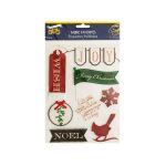 Merry Christmas Self-Adhesive Fabric Favorites | bulk buys