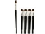 Half Inch Single Stroke Camel Hair Artist Brush Set | bulk buys