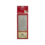 Holiday Greetings Silver Foil Stickers | bulk buys