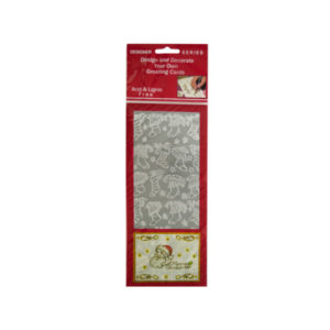 Christmas Stockings Silver Foil Stickers | bulk buys