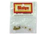 Sew-on topaz rhinestones, pack of 12 | bulk buys