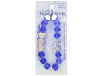 Handcrafted round blue glass beads | bulk buys