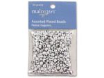 Assorted plated beads, 30 grams | bulk buys