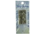 Rectangle metal beads, pack of 6 | bulk buys
