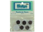 Paste-on googly eyes, round pack of 6 | bulk buys