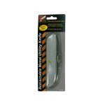 Retractable metal utility knife | sterling