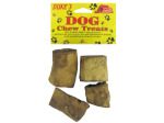 Rawhide rolled dog treats, pack of 4 | dukes