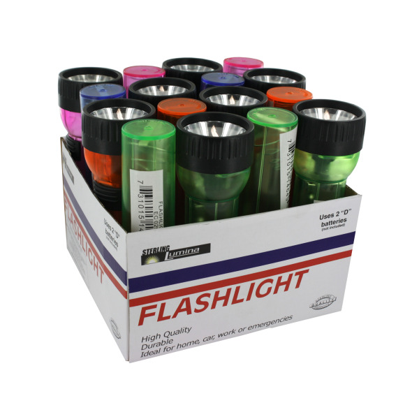Translucent flashlight display | sterling