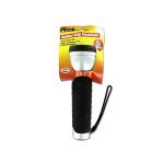 Rubber grip flashlight | sterling