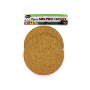 2 Pack Cork Plant Coasters | garden depot