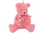 2.5 Inch x 3.5 Inch Pink Bear Candle | bulk buys