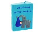 3.5 Inch x 2.5 Inch Blue Elephant With Baby Candle | bulk buys