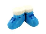 3 Inch x 2 Inch Blue Baby Boots Candle | bulk buys