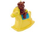 3.5 Inch x 4 Inch Bear On Rocking Horse Candle | bulk buys