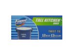 Tall white kitchen bags, 13 gallon, pack of 12 | bulk buys