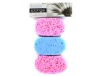 Pack of 3 body sponges | bulk buys