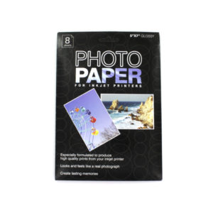 5 x 7 photo paper for inkjet printers, package of 8 sheets | bulk buys