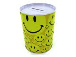 Tin bank with happy face design | bulk buys