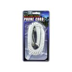 Coiled telephone cord (assorted colors) | telnet