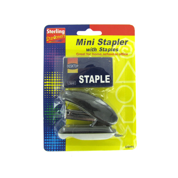 Miniature stapler set | sterling