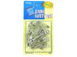 Jumbo Safety Pins | sterling