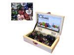 Glass heart stones in box | bulk buys