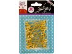 Jumbo Brass Safety Pins | sterling
