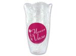 Crystal cut plastic vase | bulk buys