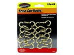 Brass colored cup hooks | sterling