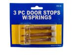 3 pack spring door stops | bulk buys