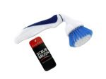 Scrub brush with elbow-shaped handle | handy helpers