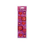 stickers hearts one sheet | bulk buys