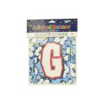 jointed grad party hawaiian print banner 4 1/2 feet | bulk buys