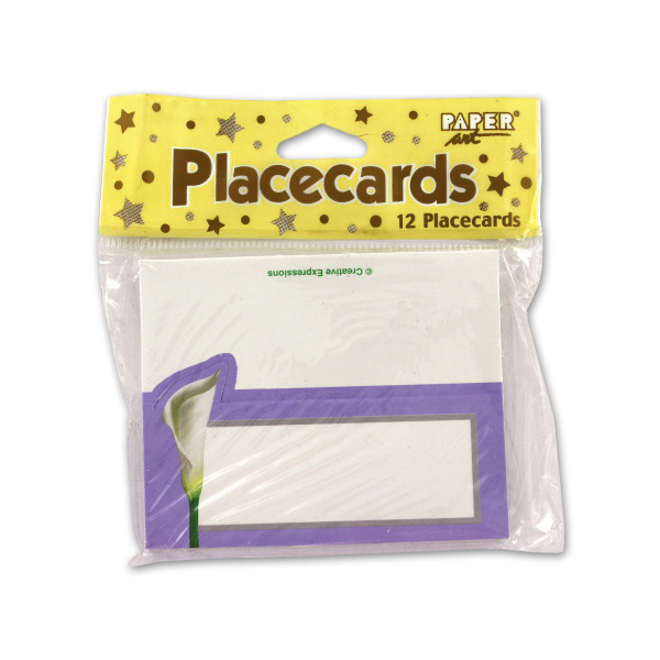 Lily placecards, pack of 12 | bulk buys