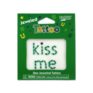Jeweled kiss me tattoo | bulk buys