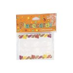 Place cards with fall leaves border | bulk buys
