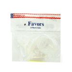 4 pack white bell favors | bulk buys