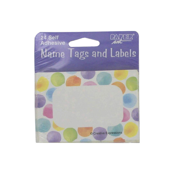 Name tags and labels, self adhesive | bulk buys